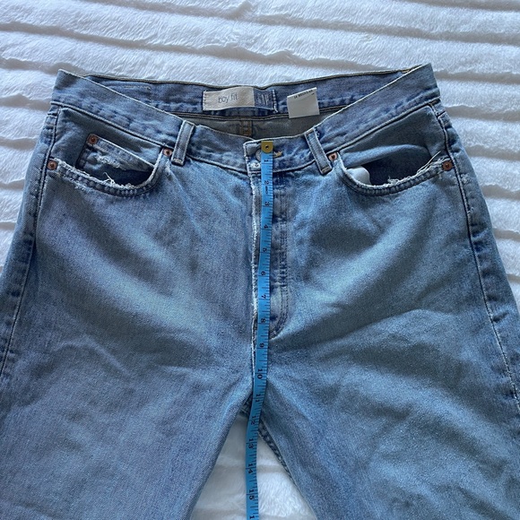 GAP Boy fit women's jeans, 100% cotton (no stretch) size 14 regular - Picture 3 of 10
